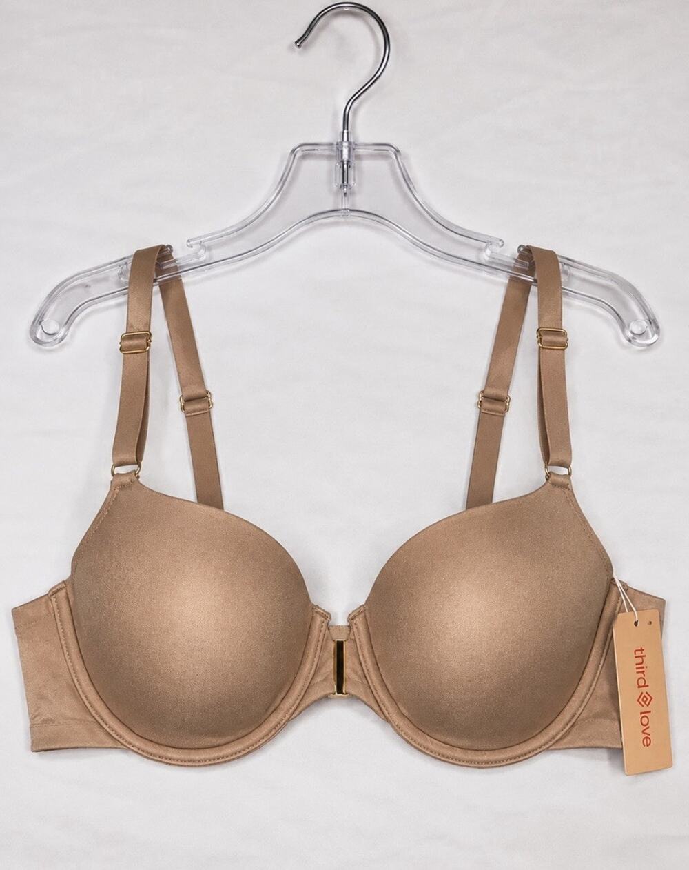 ThirdLove 24/7 Classic T-Shirt Bra 34B Warm Taupe Underwire NWT